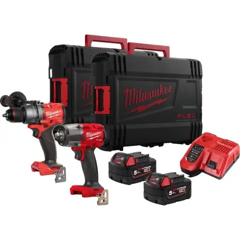 Extra rabatt Milwaukee M18 FPP2F3-502X Verktygspaket